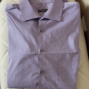 Men's Purple Checkered Shirt